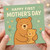 Happy First Mother's Day Card - Cute Mama Bear and Cub Illustration - For New Mum