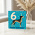 6th Birthday Card, na Party Hat Confetti Happy Birthday Card