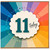 11th Birthday Card, 11 Today Rainbow Card