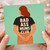 Bad Ass Mums Club Mother's Day Card for Mum - Funny Empowering Mum Card with Bold Illustration, Perfect for Mother's Day or Birthday