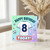 8th Birthday Card, Football Soccer Shirt Birthday Card