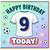 9th Birthday Card, Football Shirt Design