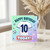 10th Birthday Card, Soccer Birthday Card for 10 Year Old