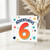 6th Birthday Card, Adventurous Six Year Old Birthday Card