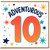 10th Birthday Card, Adventurous Age 10 Card