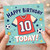 10th Birthday Card, Football Shirt Design