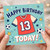 13th Birthday Card, Soccer Birthday Card, Happy Birthday Today Card