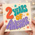 2nd Birthday Card, 2 Years of Awesome Card