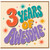 3rd Birthday Card, 3 Years of Awesome Retro Style Card