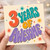 3rd Birthday Card, 3 Years of Awesome Retro Style Card