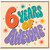 6th Birthday Card, 6 Years of Awesome Card