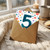 5th Birthday Card, Colourful Confetti Number 5 Card