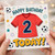 2nd Birthday Card, Football Shirt Soccer Birthday Card