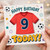 9th Birthday Card, Football Shirt Birthday Card