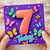 7th Birthday Card, Butterfly Design, Today
