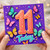 11th Birthday Card, 11 Today Butterfly Design