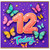12th Birthday Card, Today Butterfly Design