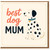 Best Dog Mum Card - Cute Dalmatian Illustration - Mother's Day Card for Mum from the Dog