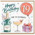 19th Birthday Card, Happy Birthday Time to Celebrate Card
