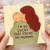 Mother's Day Card from Baby - I'm So Lucky That You're My Mummy - Cute Mum Card with Mum Holding Sleeping Baby - Heartfelt for Mummy