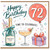 72nd Birthday Card, Happy Birthday 72 Card, Time to Celebrate Birthday Card