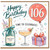 106th Birthday Card, Happy Birthday Time to Celebrate Card