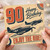 90th Birthday Card, Vintage Fighter Plane Happy Birthday Card