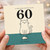 60th Birthday Card, Funny Cat Card for Her or Him, A Little Birdy Told Me You're 60