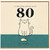 80th Birthday Card, Funny Cat Bird Joke Card