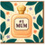 Mother's Day Card for Mum - #1 Mum Perfume Bottle Floral Design - Elegant Card for for Mothering Sunday or Birthday