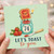 74th Birthday Card, Let's Toast to You Funny Jam and Toast Greeting Card