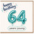 64th Birthday Card, Happy Birthday 64 Years Young Balloon Design