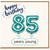 85th Birthday Card, Happy Birthday Years Young Balloon Design