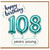 108th Birthday Card, Happy Birthday 108 Years Young Card