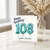 108th Birthday Card, Happy Birthday 108 Years Young Card