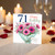 71st Birthday Card, Floral Bouquet Happy Birthday Card With Love