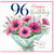 96th Birthday Card, Floral Bouquet Happy Birthday With Love
