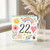 22nd Birthday Card, Watercolour Rainbow and Floral Design