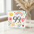 99th Birthday Card, Watercolour Floral Rainbow and Heart Design