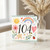 104th Birthday Card, Cute Watercolour Rainbow Sun Flowers and Hearts Design