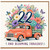 22nd Birthday Card, Floral Vintage Truck Birthday Card, And Blooming Fabulous