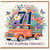 71st Birthday Card, Blooming Fabulous Floral Truck Card