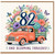 82nd Birthday Card, Floral Vintage Truck Birthday Card, Full of Joy and Blooming Fabulous
