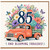 85th Birthday Card, Floral Vintage Truck and Blooming Fabulous Design