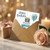 40th Birthday Card, Happy Birthday With Love Gift Boxes and Balloon Design