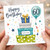 60th Birthday Card, Happy Birthday With Love Gift Boxes and Balloon