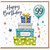 99th Birthday Card, Happy Birthday With Love Gift Box Balloon Design