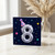 8th Birthday Card, Disco Ball Number 8 Party Card