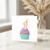 1st Birthday Card, Cupcake Candle Design