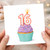 16th Birthday Card, Cupcake Candle Design